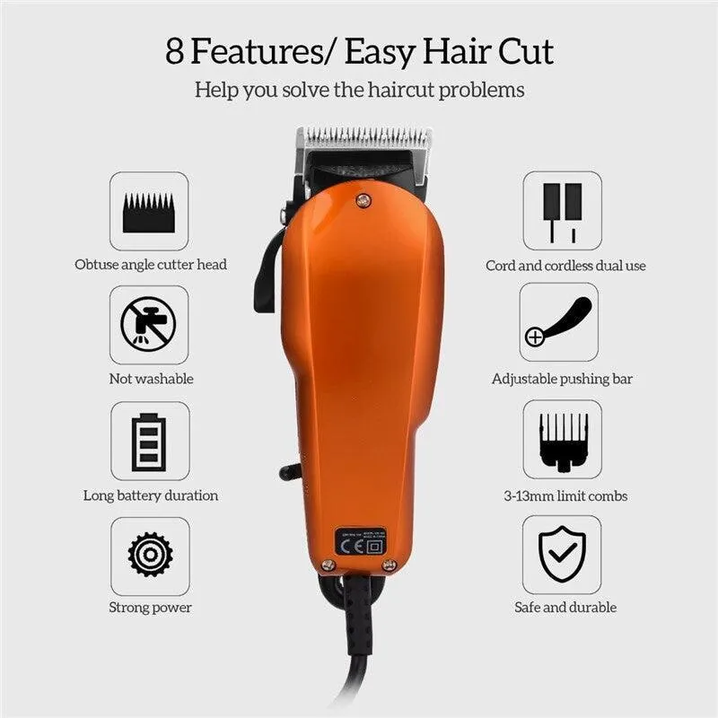 220-240V Household Trimmer Professional Classic Haircut Corded Clipper