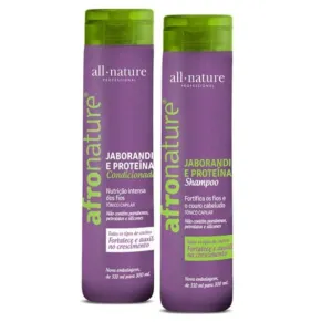 Afro Nature Jaborandi & Protein Extract Hair Nutrition Kit 2x300ml - All Nature