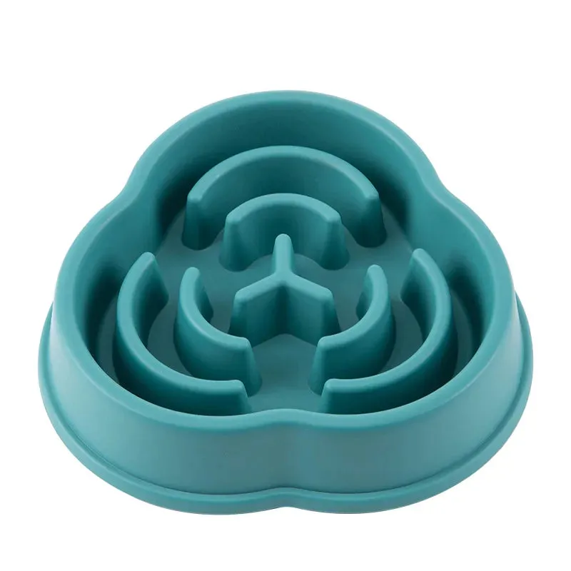 Anti-Choking Slow Feeder Bowl for Cats and Dogs – Healthy, Non-Slip Food Dish in Multiple Colors