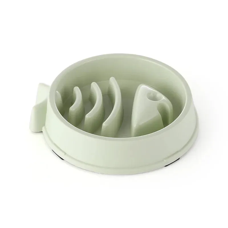 Anti-Choking Slow Feeder Bowl for Cats and Dogs – Healthy, Non-Slip Food Dish in Multiple Colors