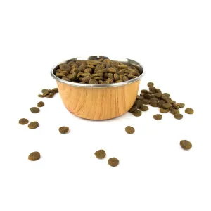 Barkley & Bella Natural Wood Bowl Small