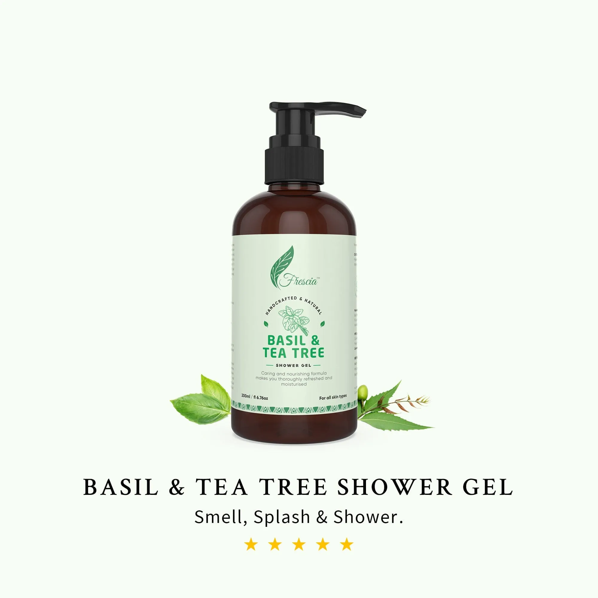 Basil and Tea Tree Shower Gel