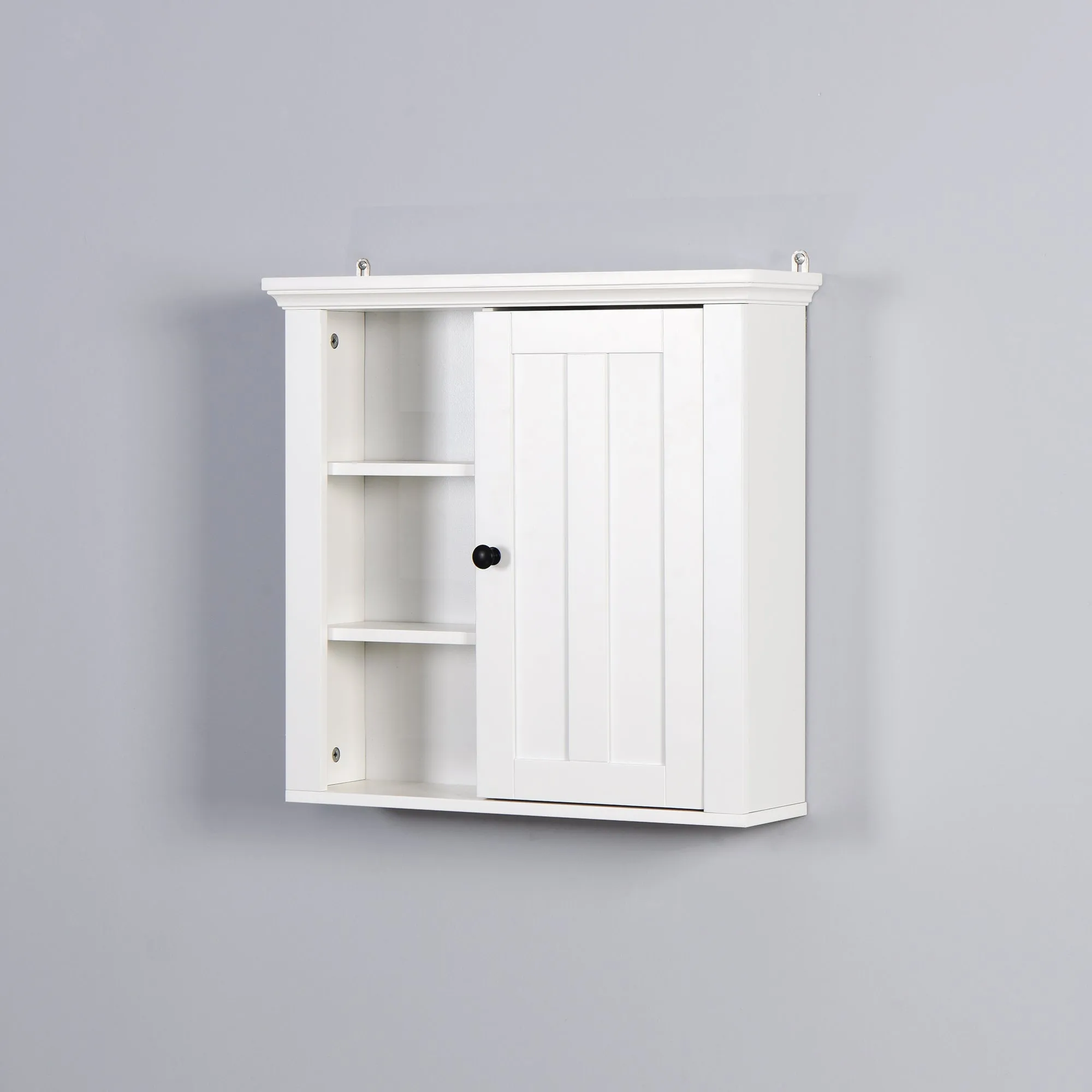 Bathroom Wooden Wall Cabinet with a Door 20.86x5.71x20 inch