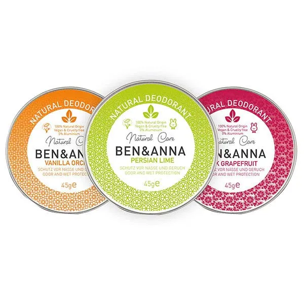 Ben & Anna Soda Cream Deodorant Tin Lime