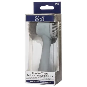 Cala Men's Dual Action Facial Cleansing Brush (Gray)