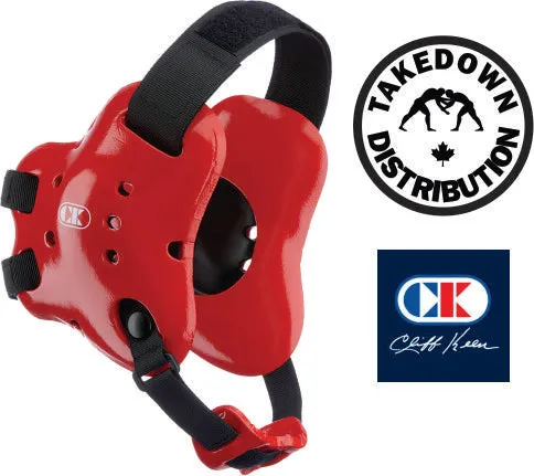 Cliff Keen EF66 Fusion Headgear Black-Scarlet