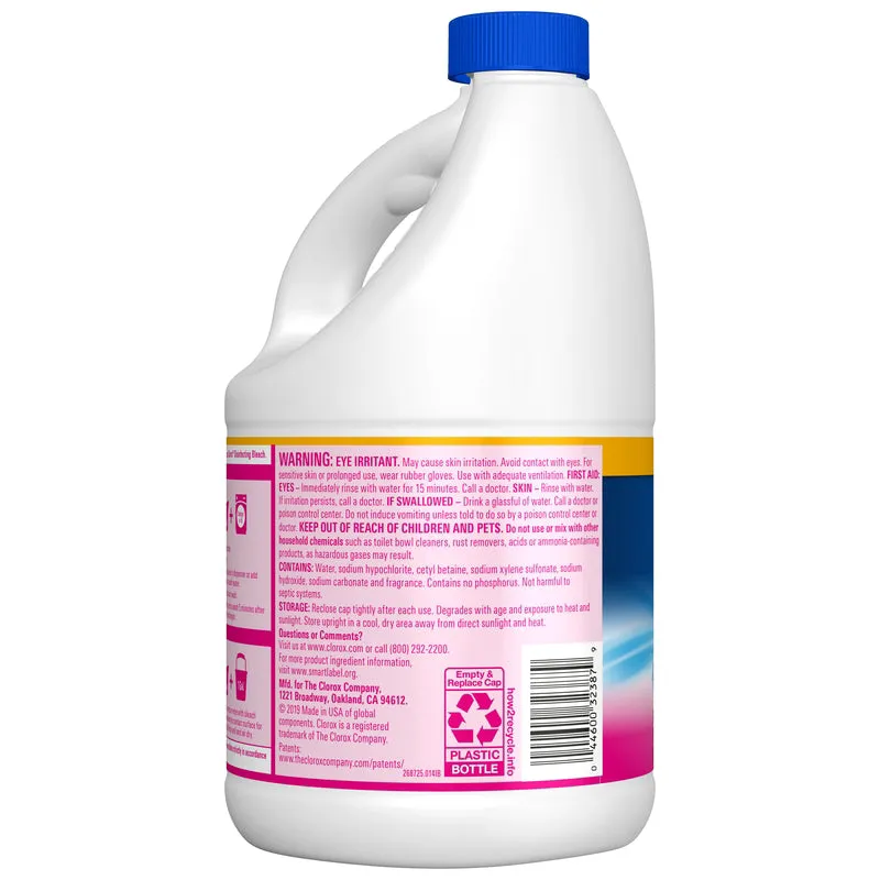 Clorox Splash-Less Fresh Meadow Scent Bleach 77 oz