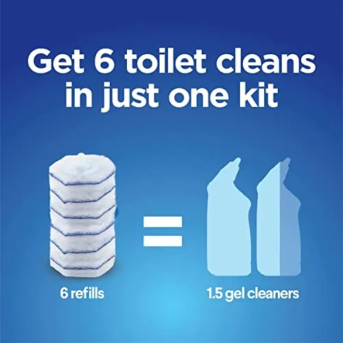 Clorox Toilet Cleaning System - ToiletWand, Storage Caddy and 16 Heads (Package May Vary)