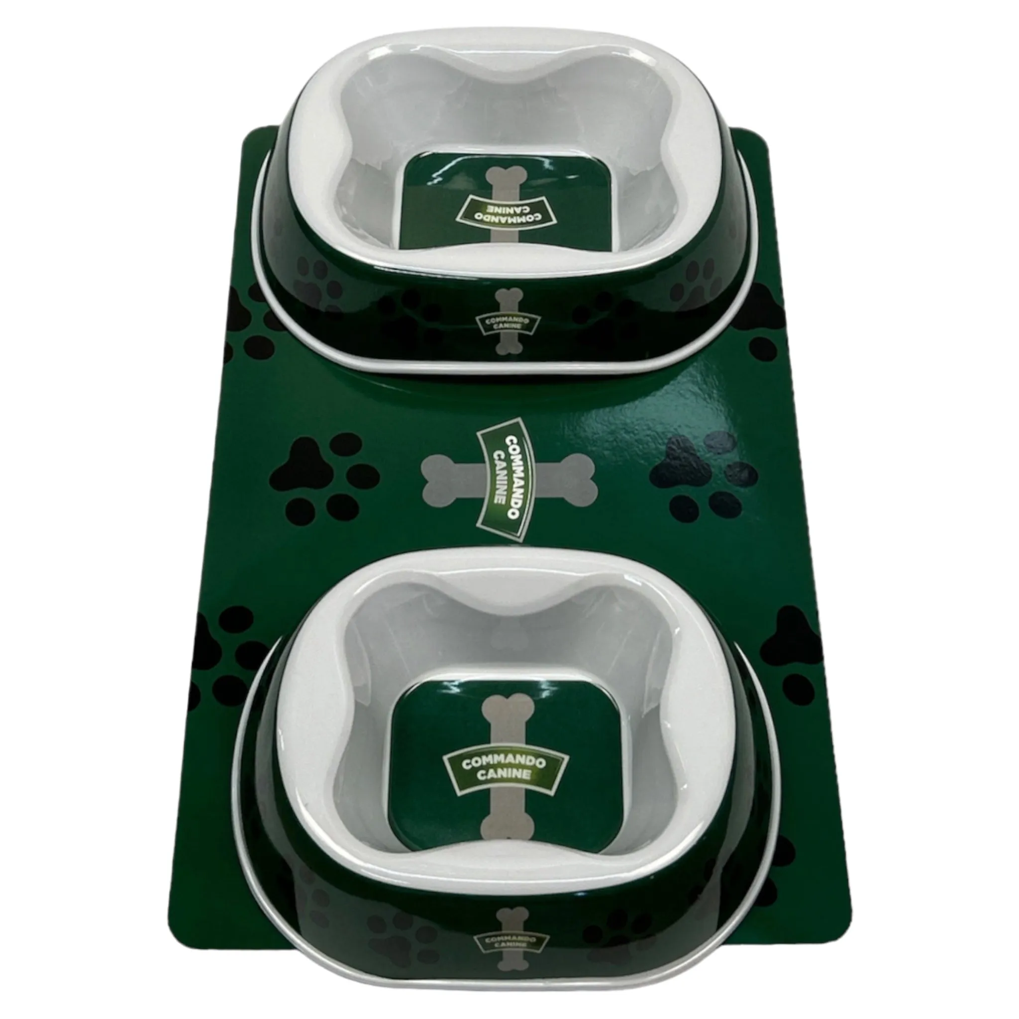 Commando Canine Dog Bowl Mat