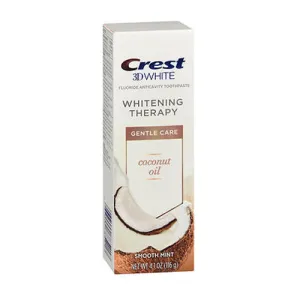 Crest 3D White Gentle Care Fluoride Anticavity Toothpaste Smooth Mint 4.1 Oz By Crest