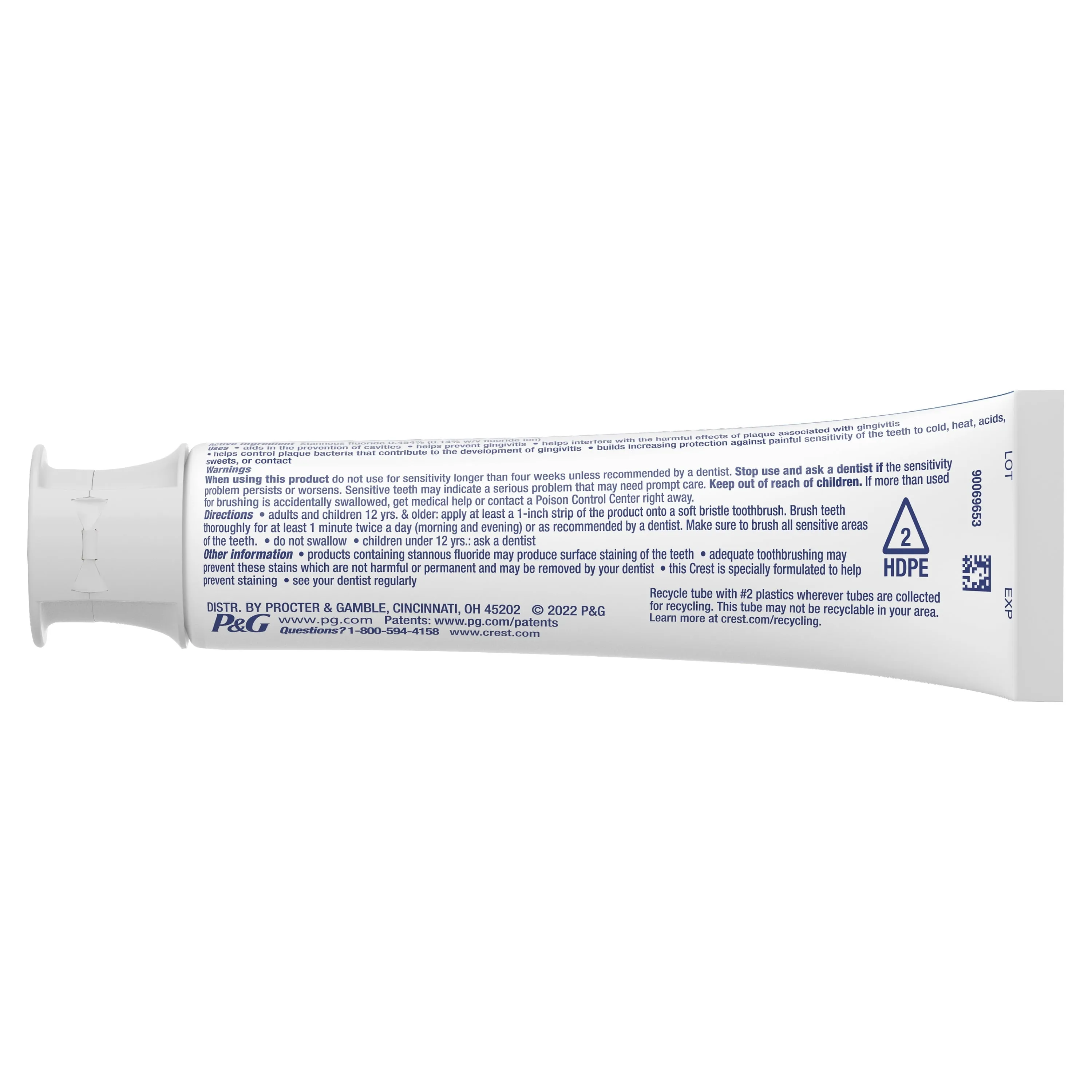 Crest Pro Health Smooth Formula Toothpaste, Clean Mint, 4.6 oz, 3 Pk