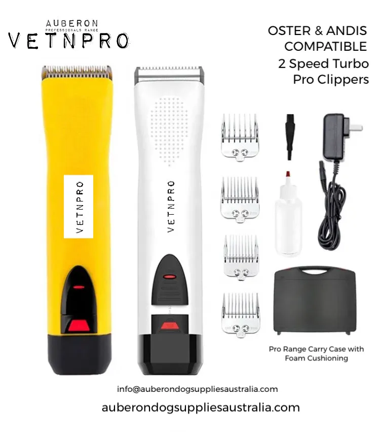 Dog Clippers Pro Range Wahl Andis   Oster A5 Compatible Cord   Cordless Various Colours Dog Grooming VetnPro Range