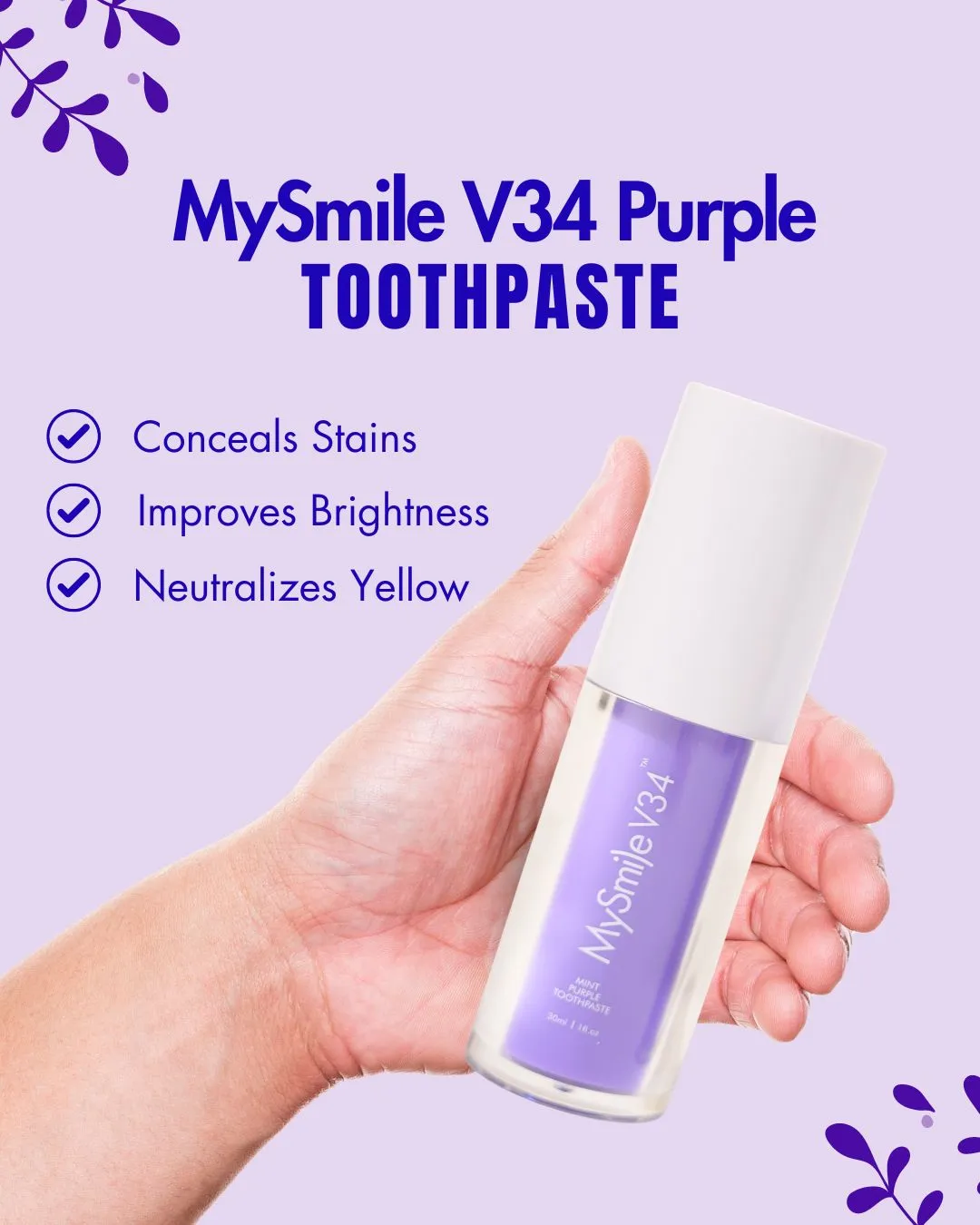 Essential Purple Sonic Toothbrush   Purple Toothpaste Bundle