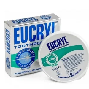 Eucryl Toothpowder - Freshmint ~ Stain Removal