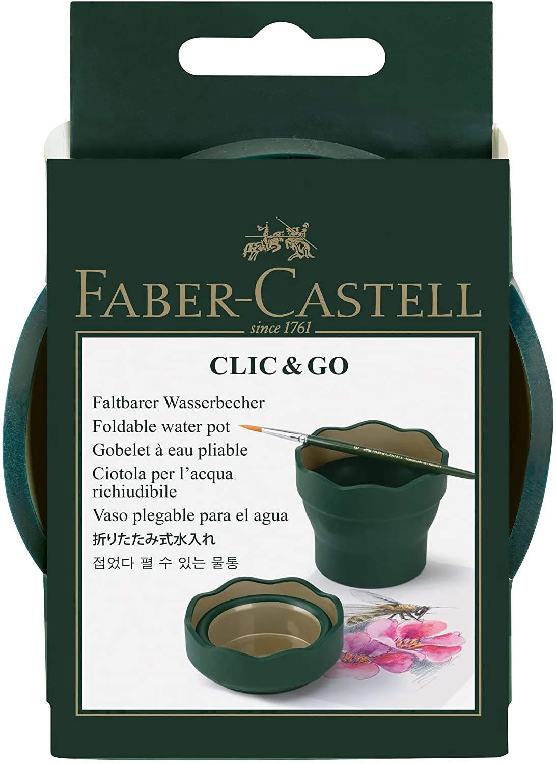 FABER-CASTELL Water Cup CLIC & GO Art & Graphic