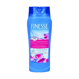 FINESSE MOISTURIZING 2 IN 1 SHAMPOO AND CONDITIONER 384ML