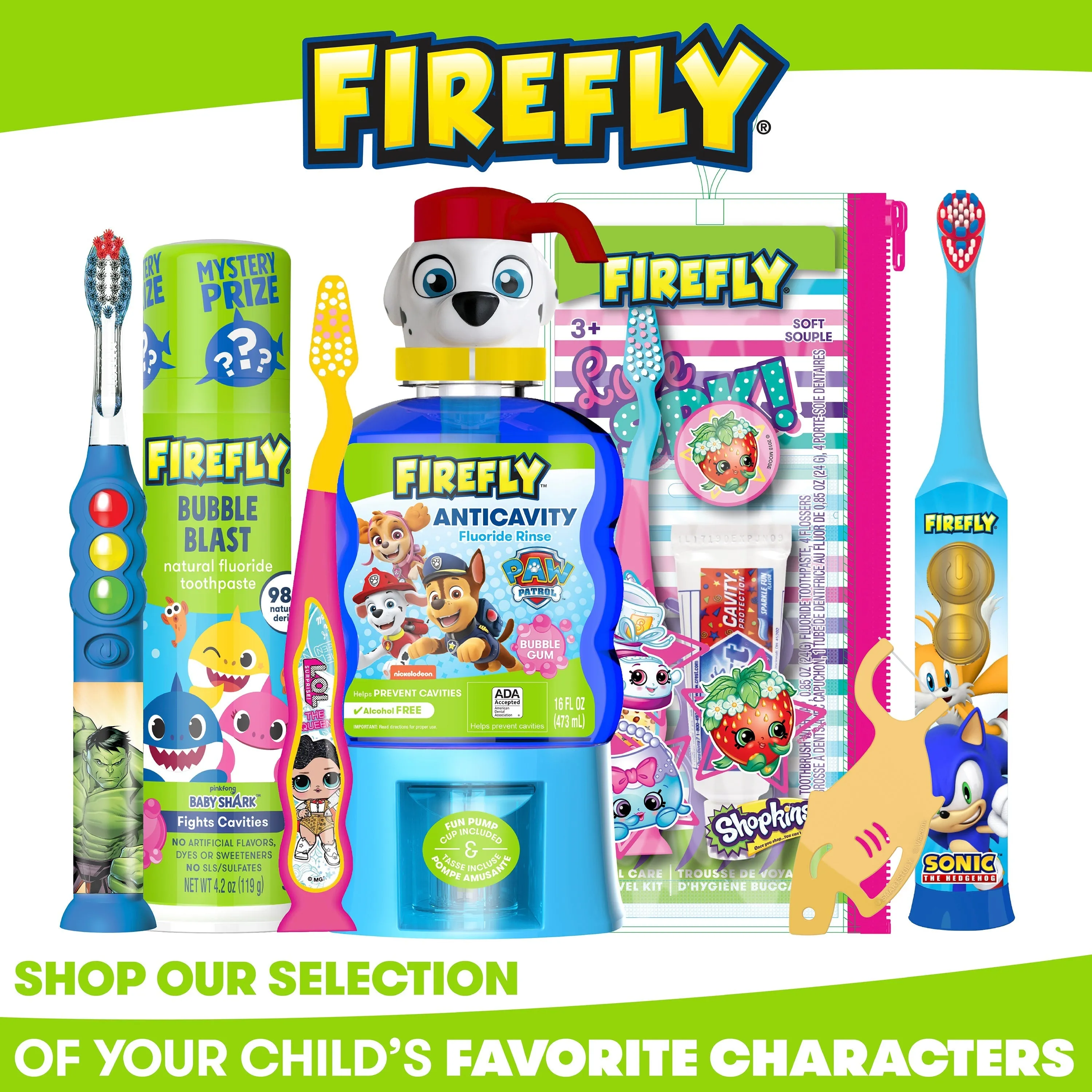 Firefly Kids Avengers Value Pack, Soft Bristled Toothbrushes, Ages 3 , 3 Count