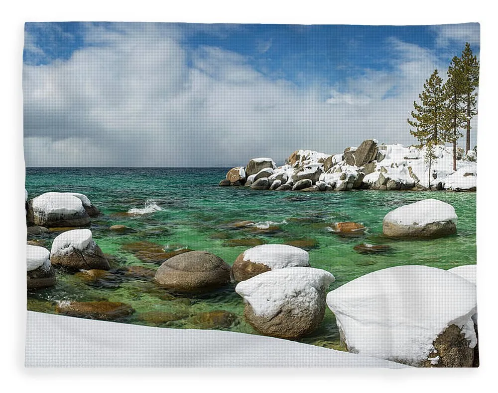 Frozen Aquas By Brad Scott - Blanket