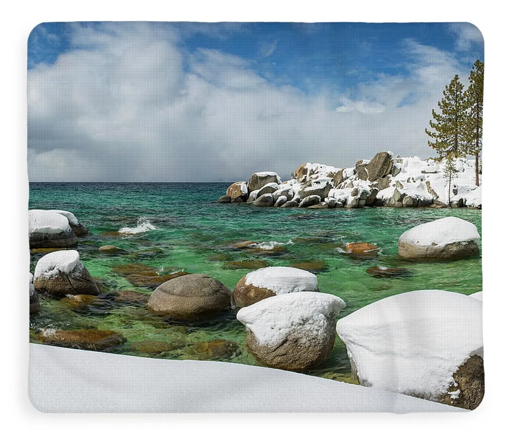 Frozen Aquas By Brad Scott - Blanket