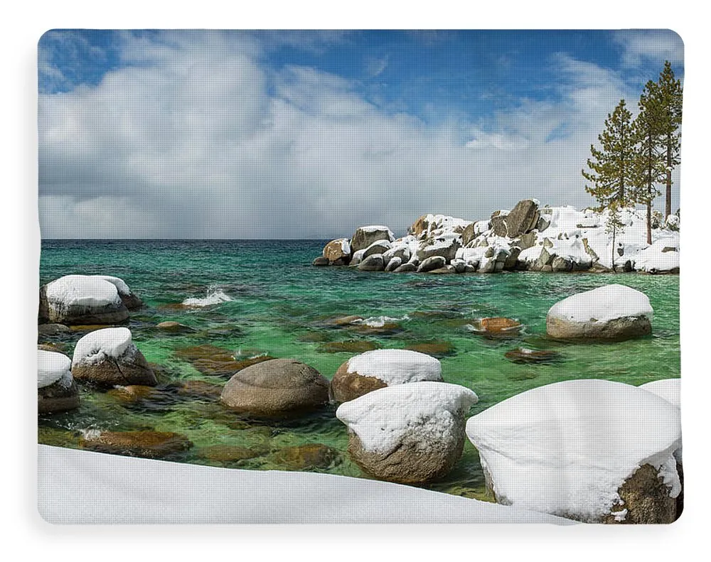 Frozen Aquas By Brad Scott - Blanket