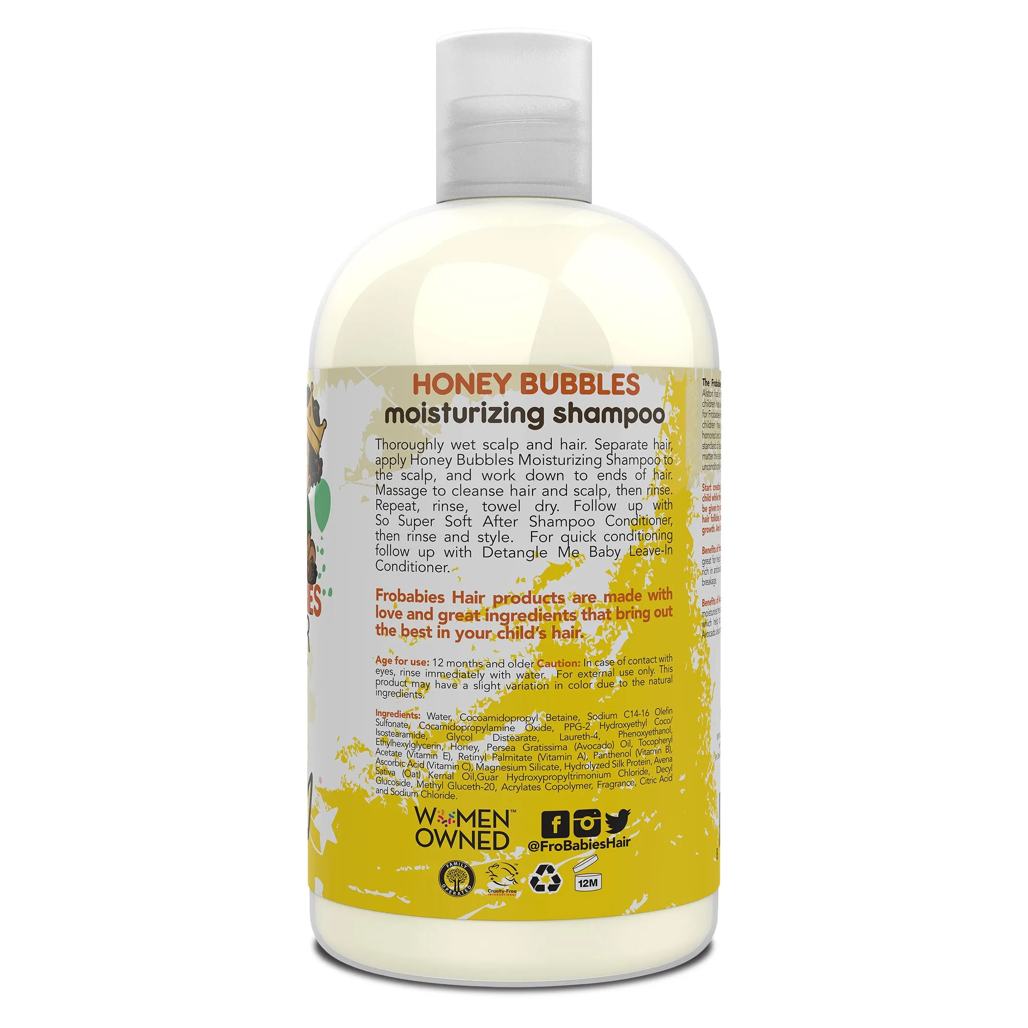 Honey Bubbles Moisturizing Shampoo 12oz (U112)