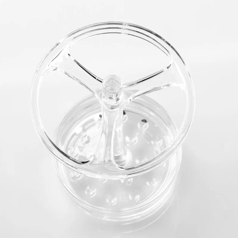 iDesign Eva Large Toothbrush Stand in Clear