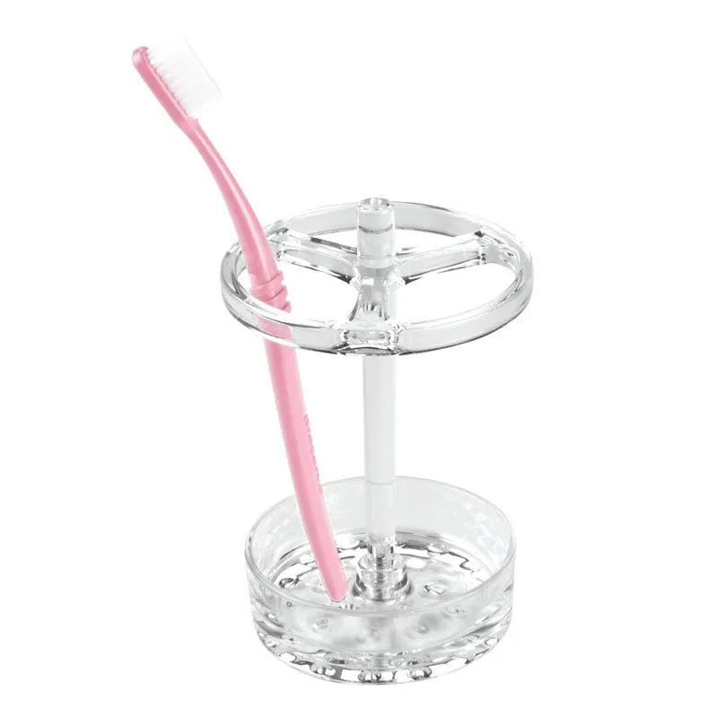 iDesign Eva Large Toothbrush Stand in Clear