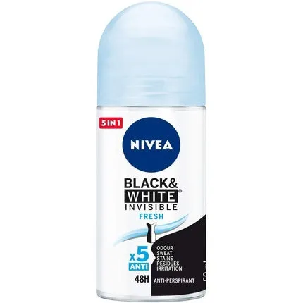 Invisible For Black & White Fresh roll-on 50 ml, Nivea