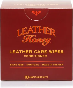 Leather Care Wipes (10 Pack) - Leather Conditioner