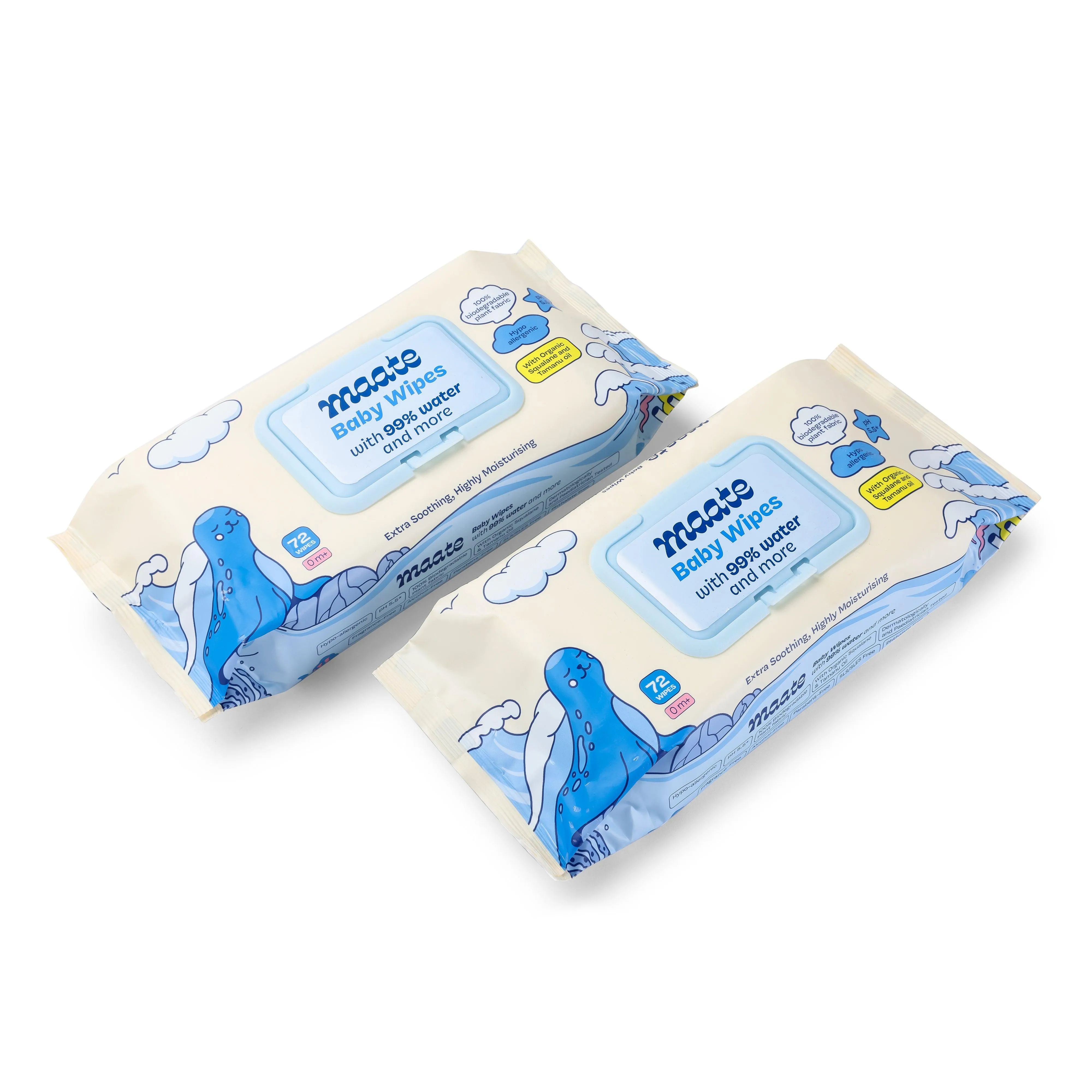 Maate Baby Wipes 99% Water