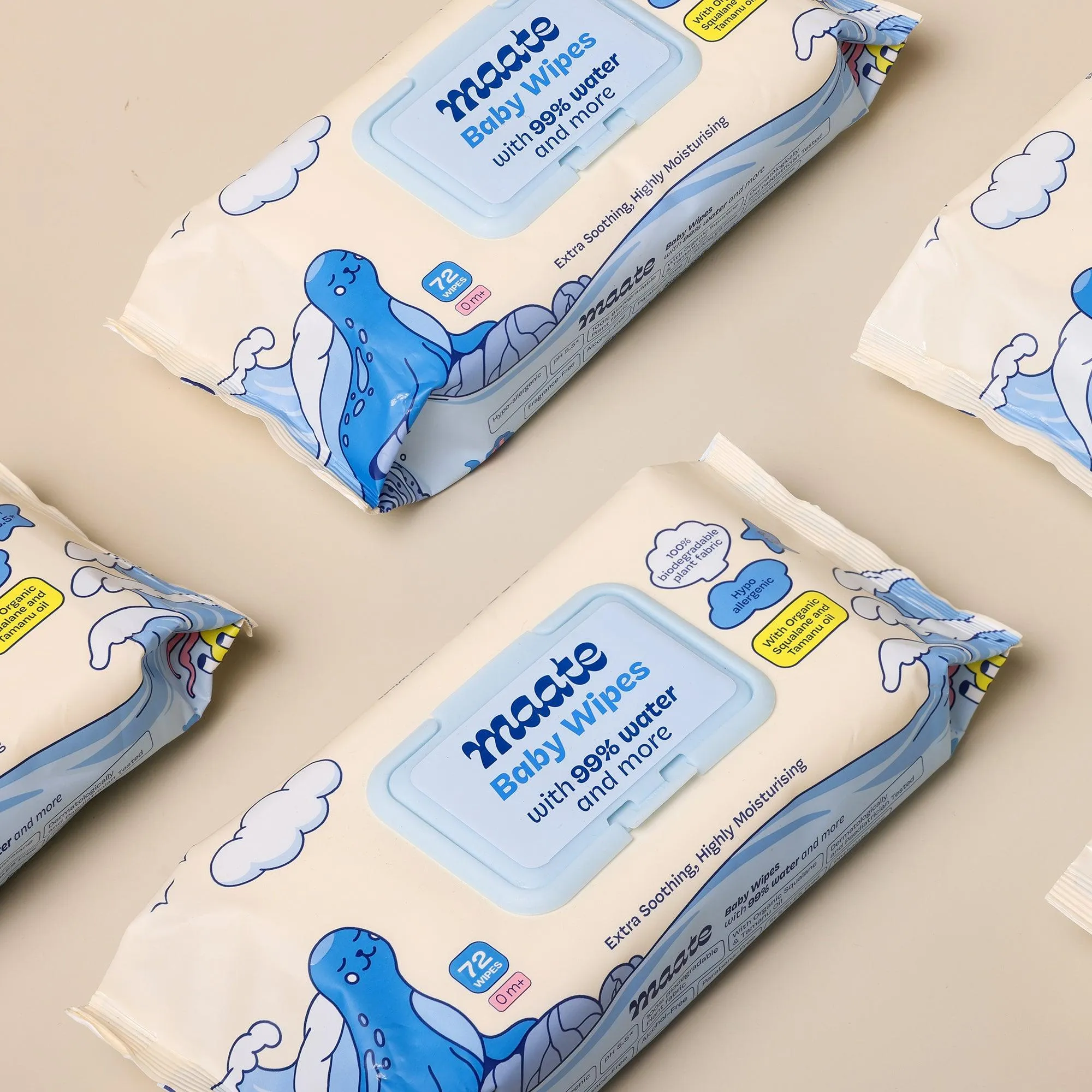 Maate Baby Wipes 99% Water