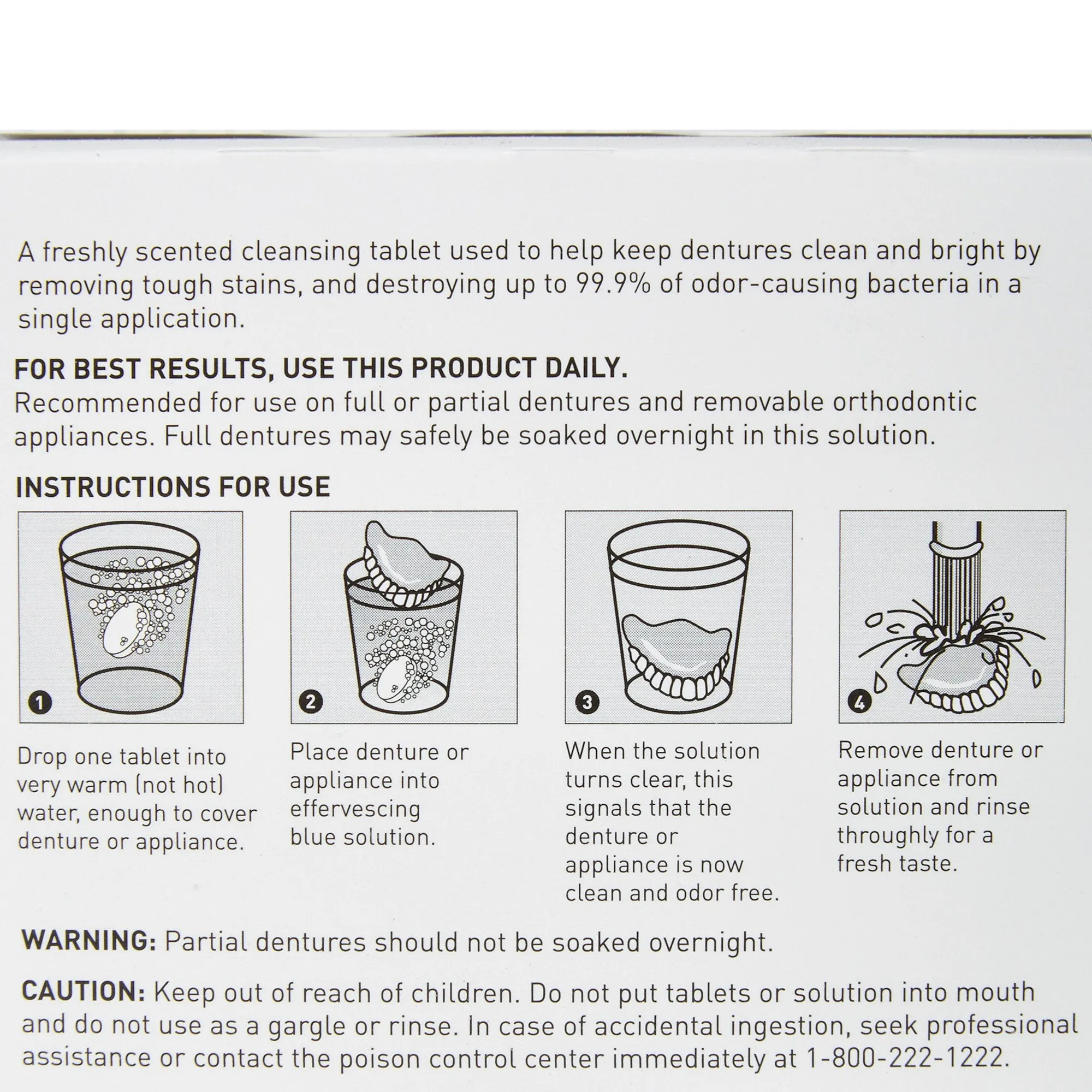 McKesson Denture Cleaner Tablets