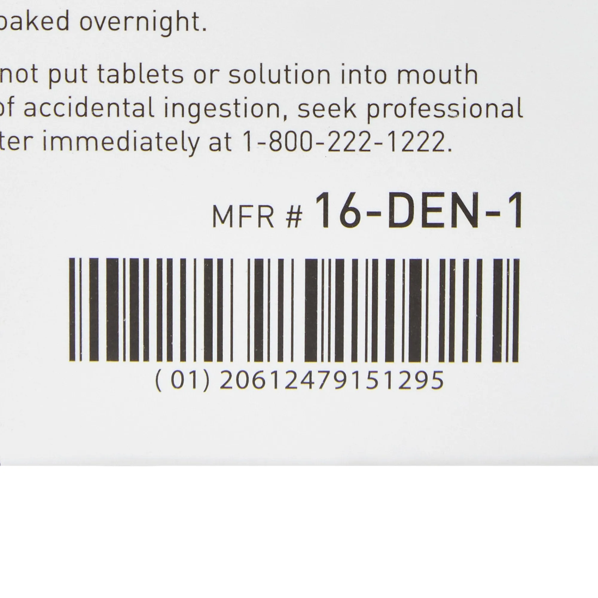 McKesson Denture Cleaner Tablets