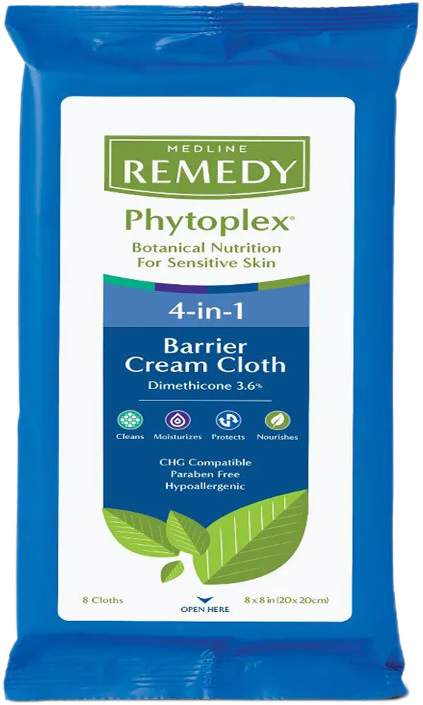 Medline Remedy® Phytoplex® Barrier Cream Cloth