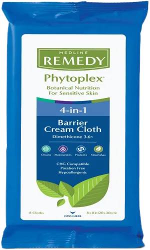 Medline Remedy® Phytoplex® Barrier Cream Cloth