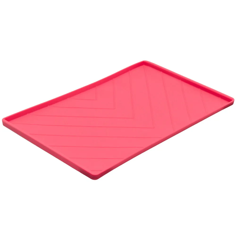 Messy Mutts Silicone Non-Slip Dog Bowl Mat (Watermelon)