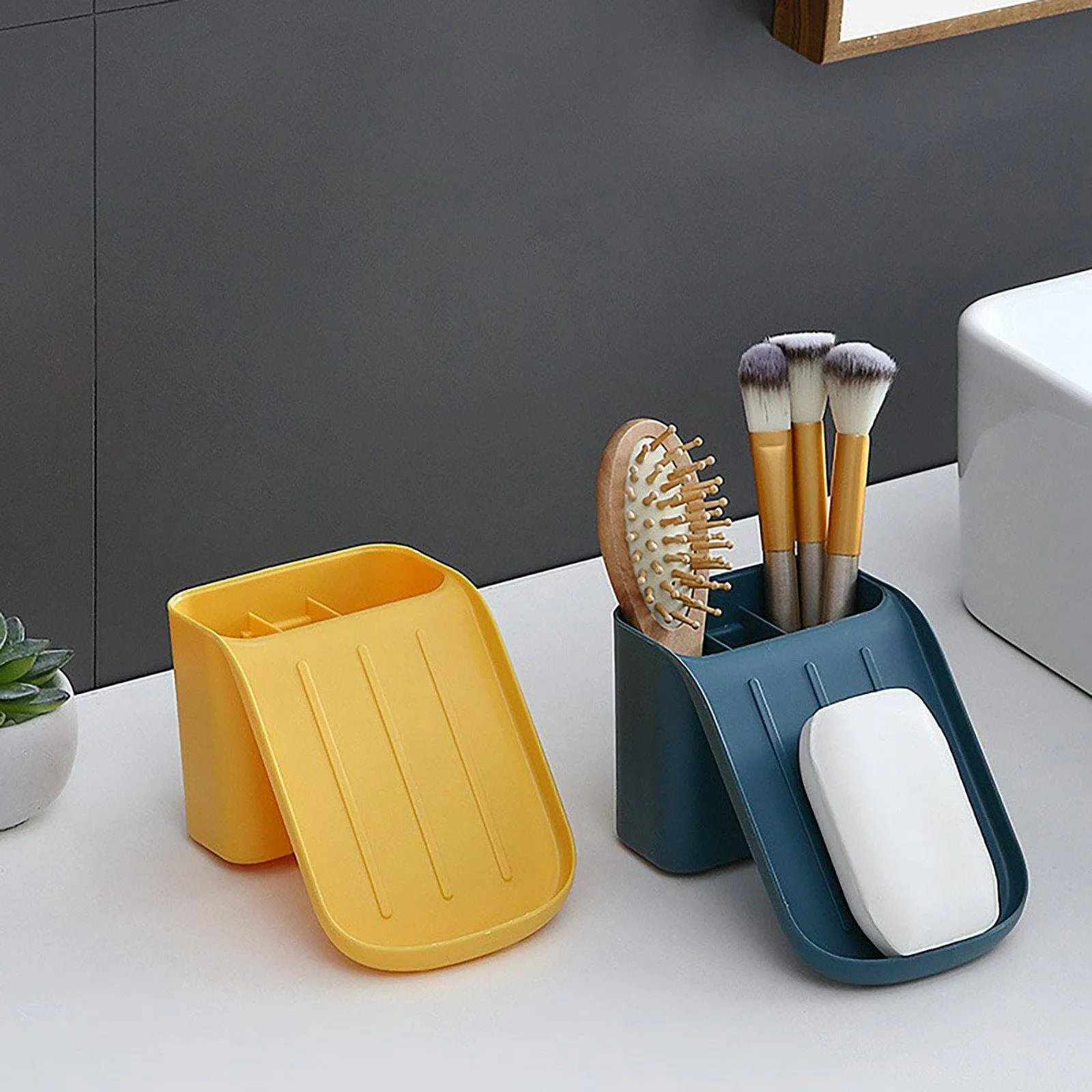 Multifunctional Smart Suction Soap Holder Rack