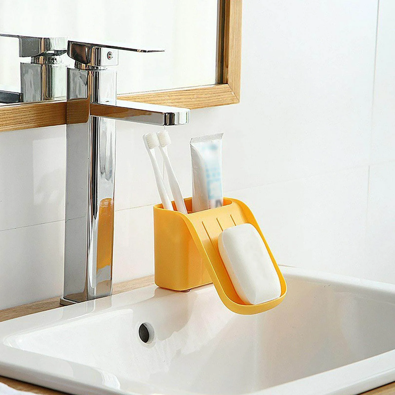 Multifunctional Smart Suction Soap Holder Rack