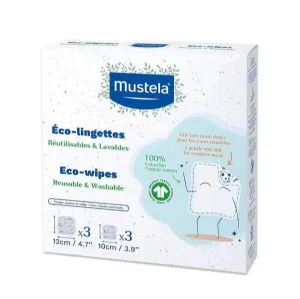 Mustela Eco Wipes 6 Pieces