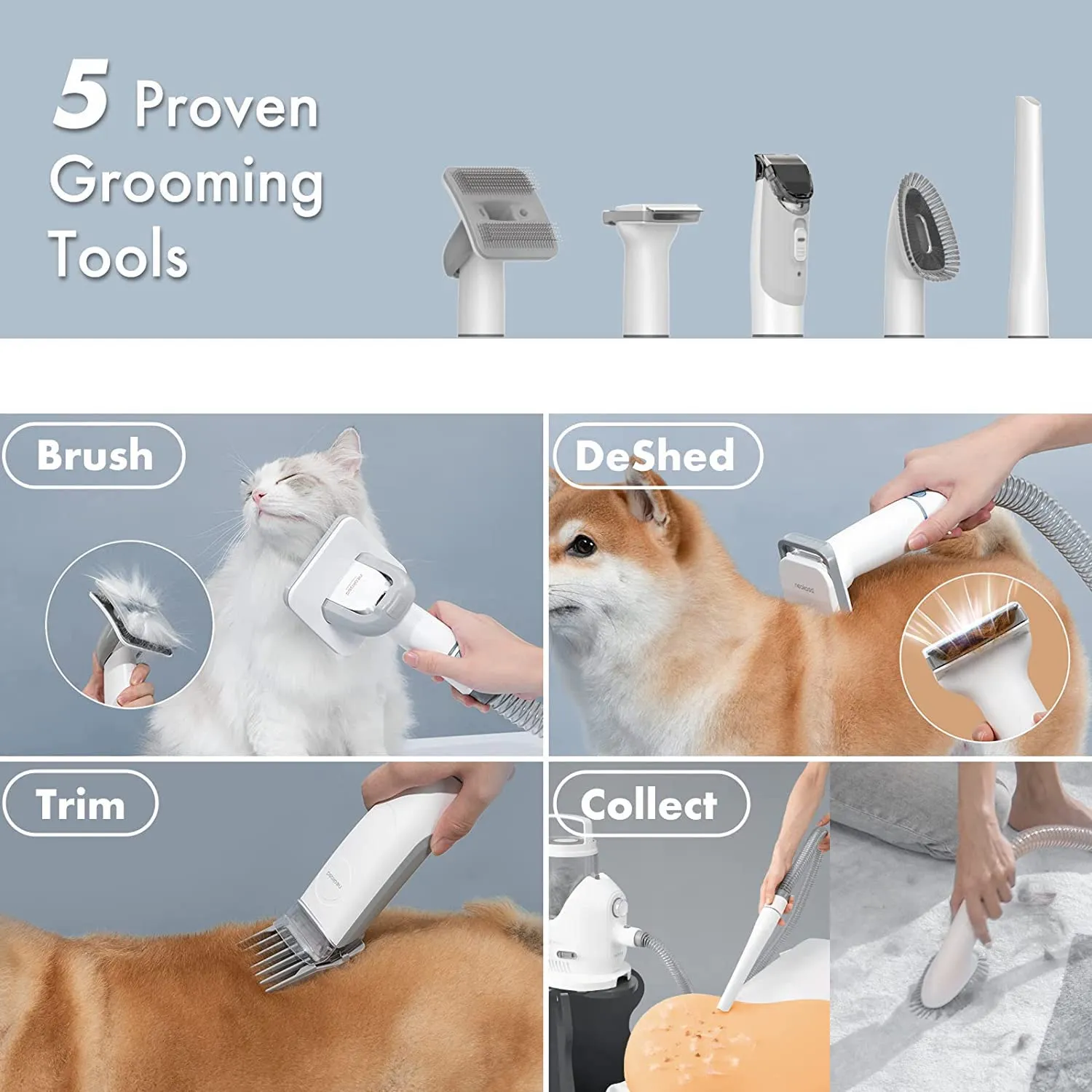 Neakasa P2 Pro Pet Grooming Kit & Vacuum