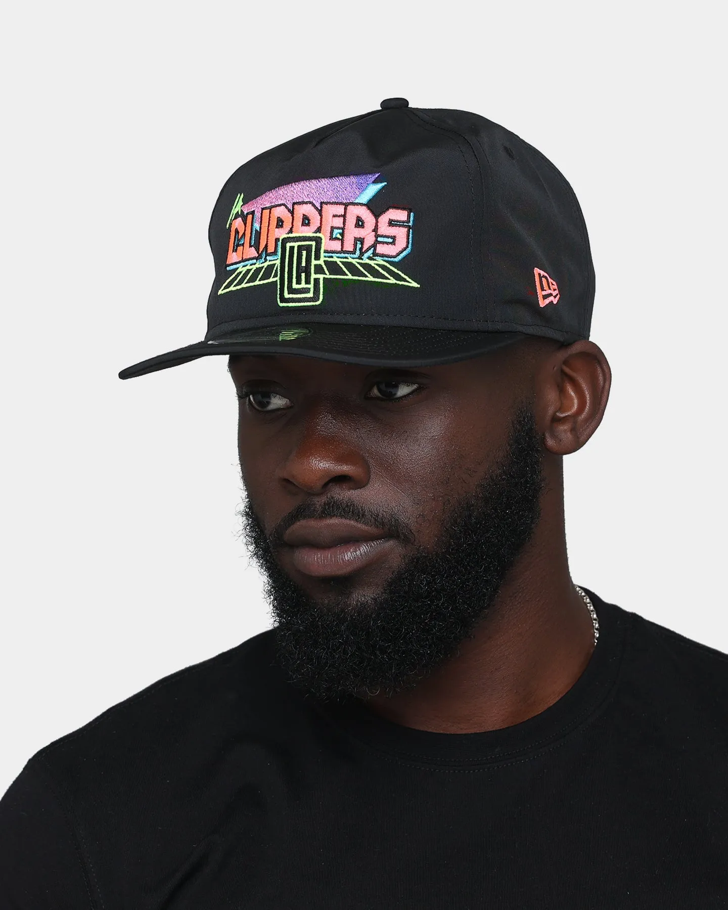 New Era Los Angeles Clippers "Retro Arcade Prolight" Old Golfer Snapback Black