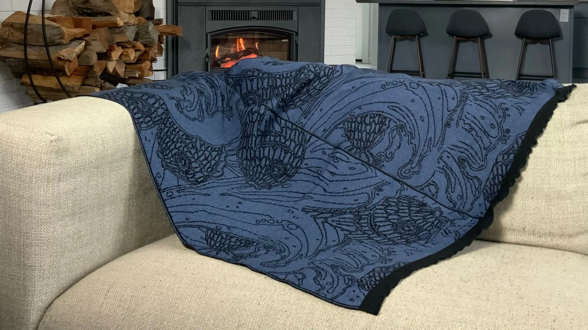 Ocean Denim Blanket