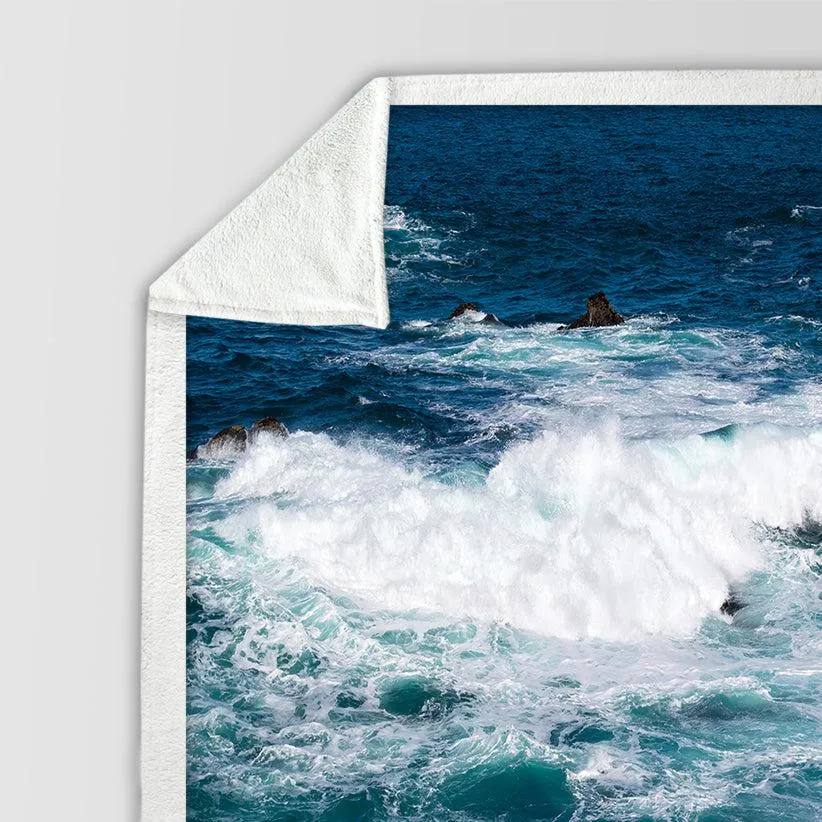 Ocean Soft Sherpa Blanket