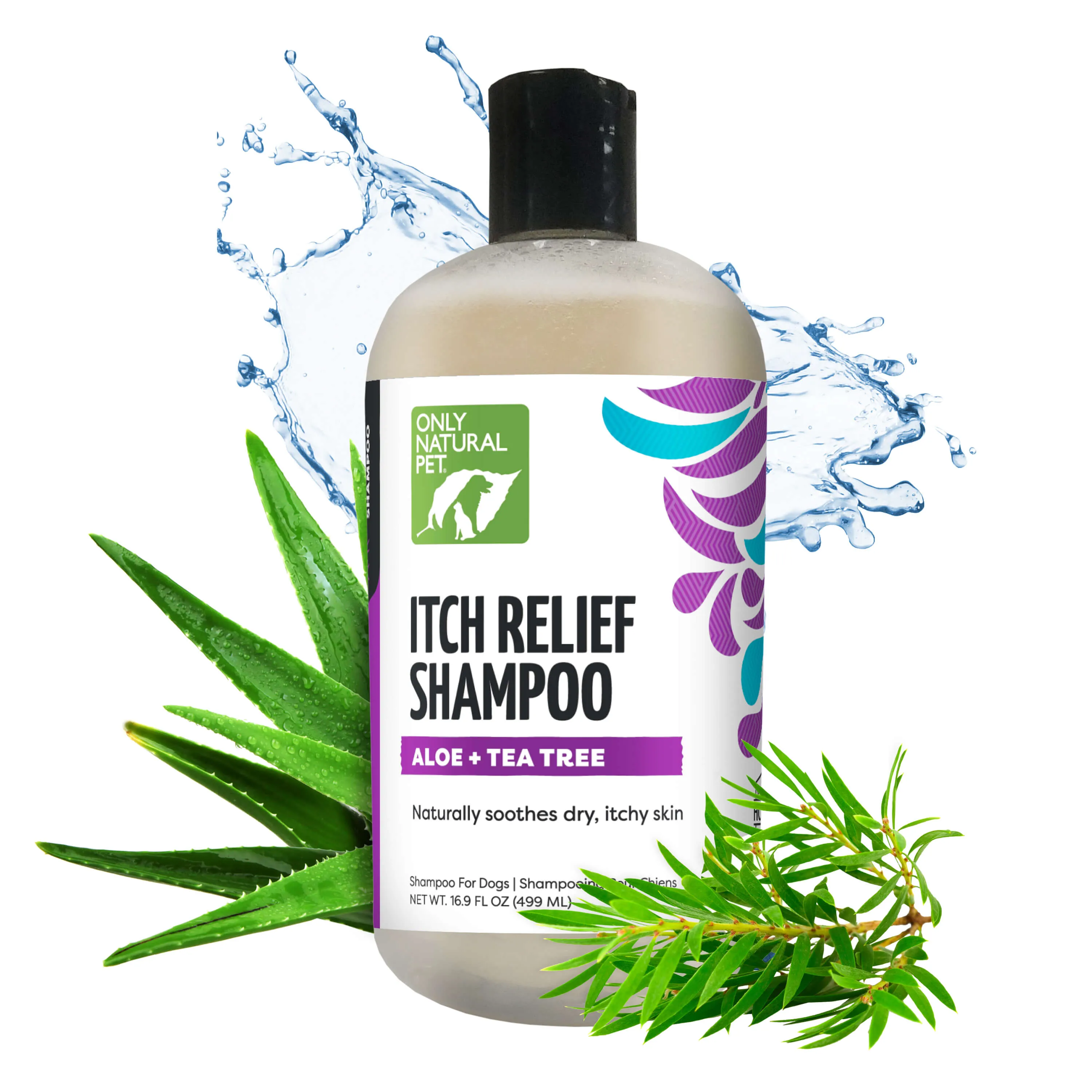 Only Natural Pet Itch Relief Shampoo with Aloe   Tea Tree for Dogs