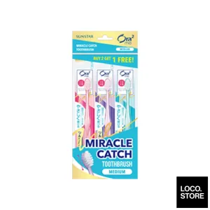 Ora2 Me Miracle Catch Toothbrush Compact Head Value Pack Medium