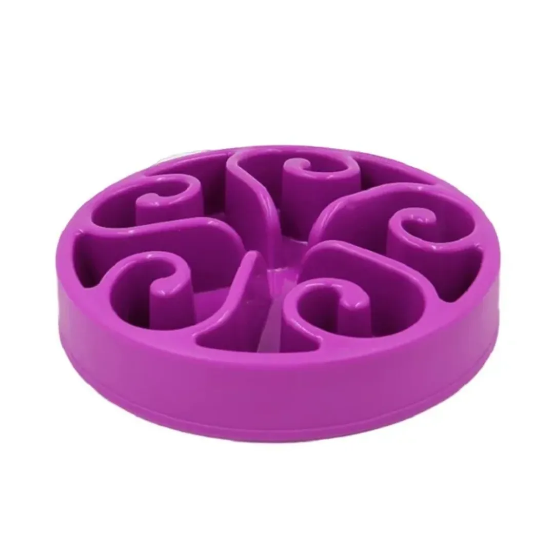 PetAffairs Nontoxic Interactive Slow Feeder Pet Bowl with Non-Slip Design