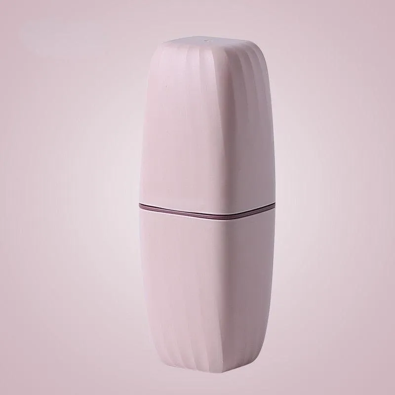 Portable Toothbrush Toothpaste Holder Cup Box