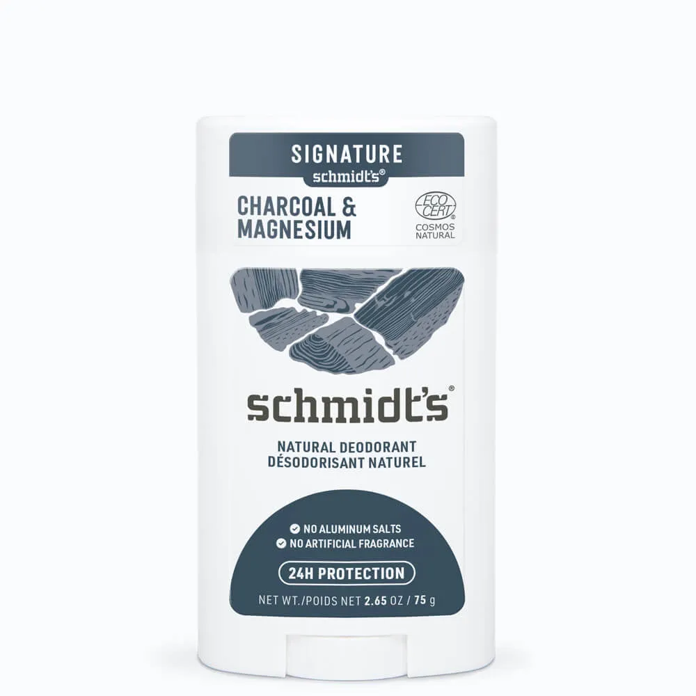 Schmidt's Charcoal   Magnesium Deodorant 75g