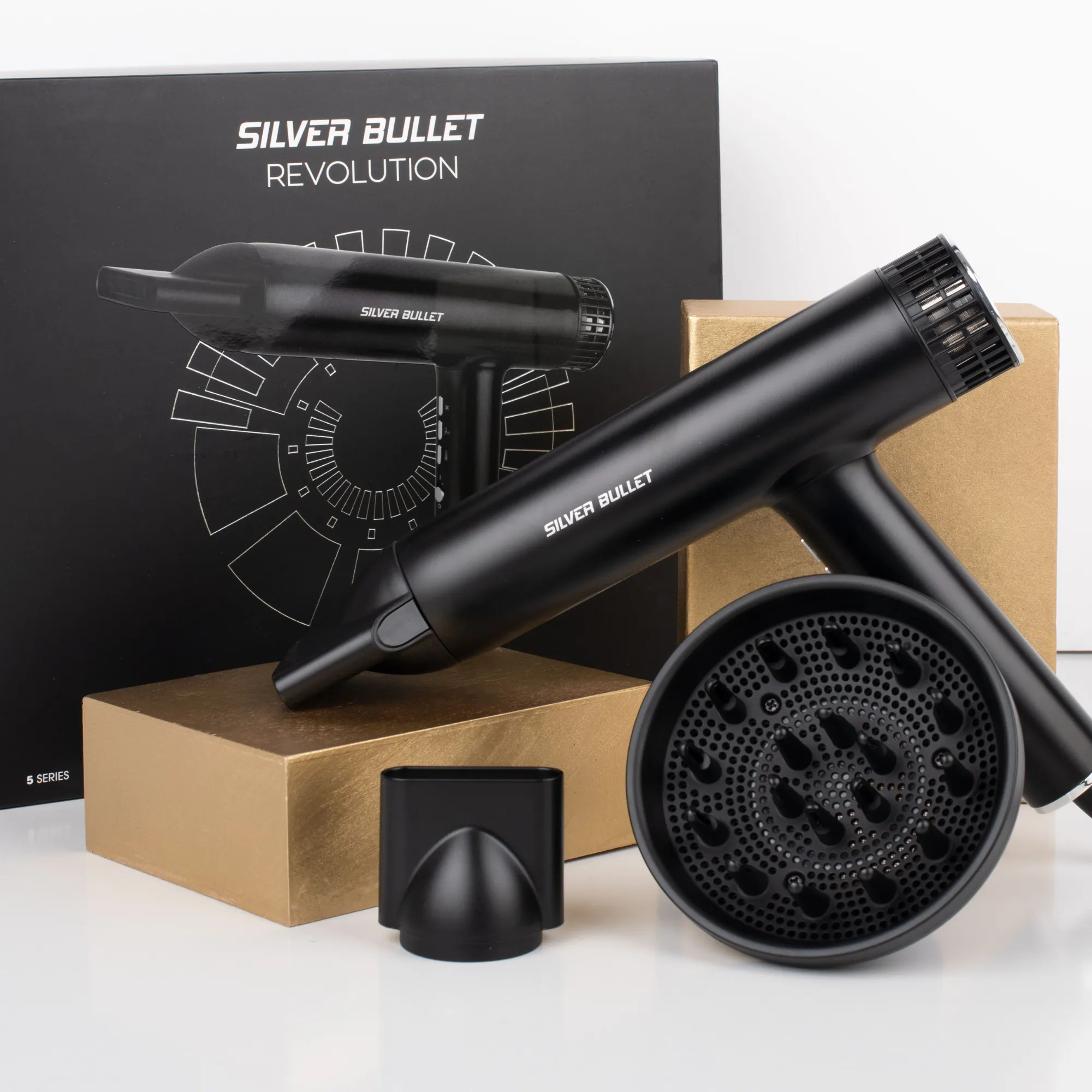 Silver Bullet Revolution Hair Dryer - Black