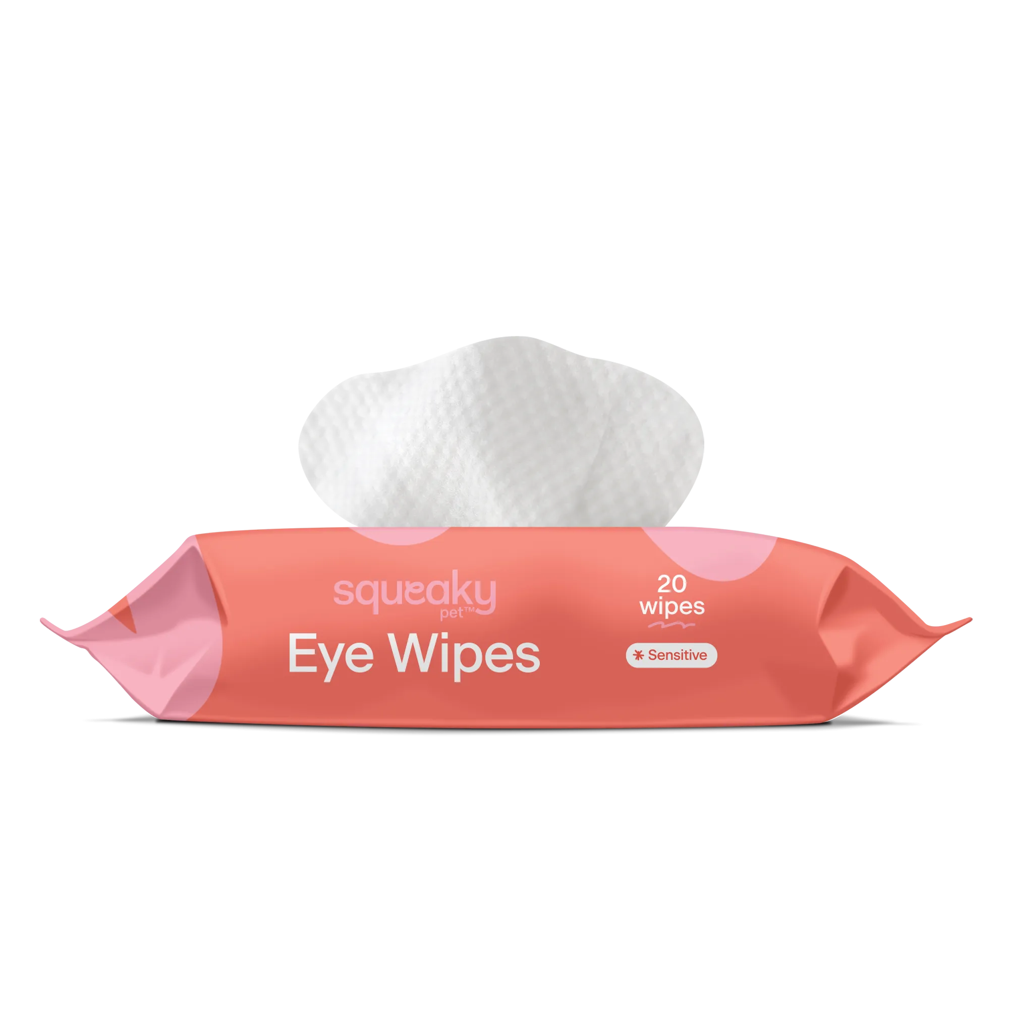 Squeaky Pet Probiotic Pet Eye Wipes 20pk